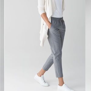 Lululemon Luxtreme Jet Crops in Heathered Slate